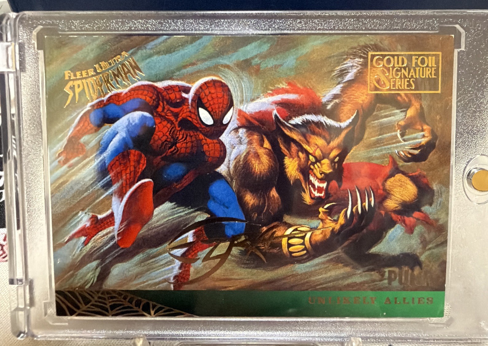 #133 1995 Fleer Spider-Man Gold Limited Parallel Vintage RARE POP 馃暦锔忦煏革笍馃敟馃敟馃敟 #133 1995 Fleer Spider-Man Gold Limited Parallel Vintage RARE POP 馃暦锔忦煏革笍馃敟馃敟馃敟
