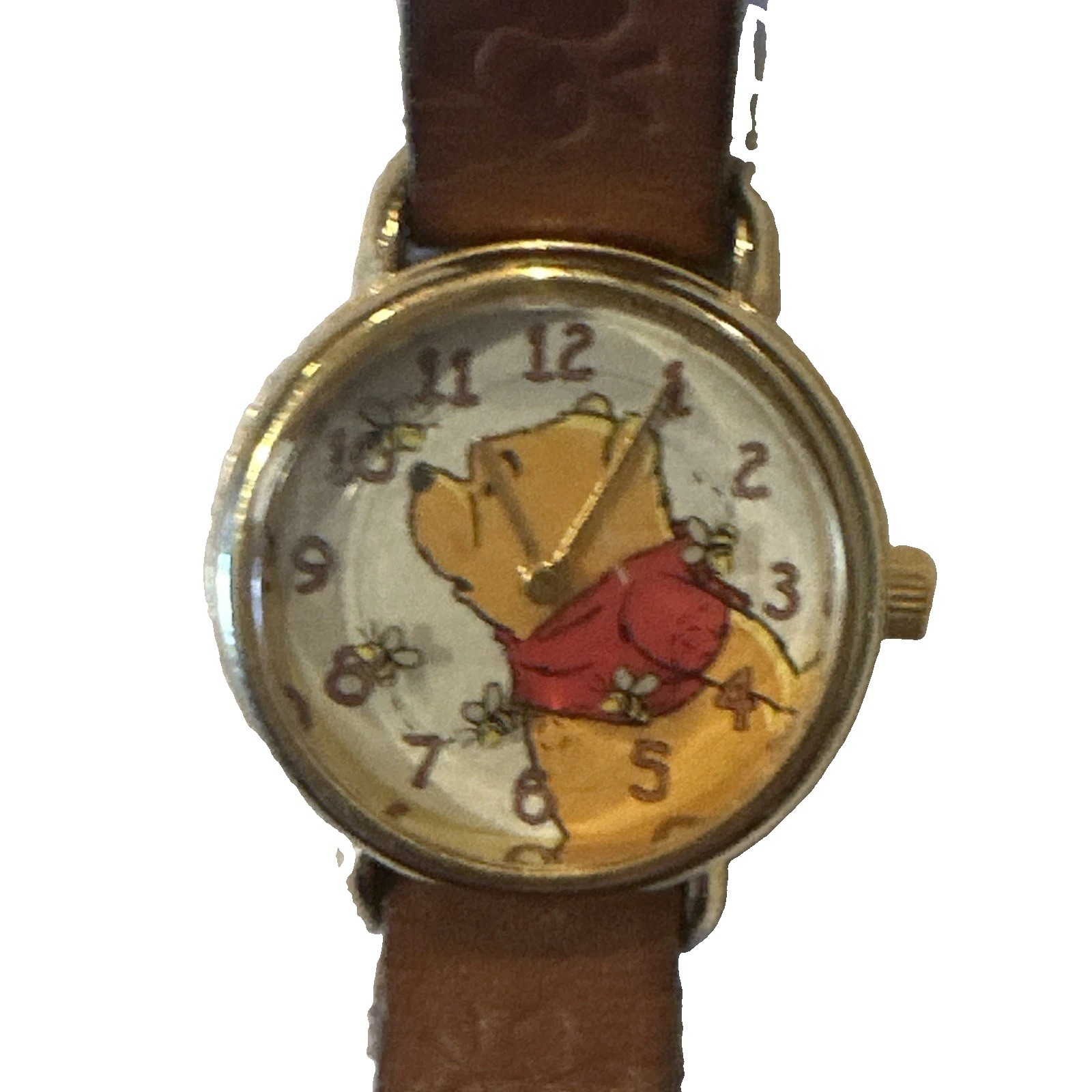Vintage Timex Disney Winnie the Pooh Watch Pooh Piglet Gold Tone New Battery Vintage Timex Disney Winnie the Pooh Watch Pooh Piglet Gold Tone New Battery
