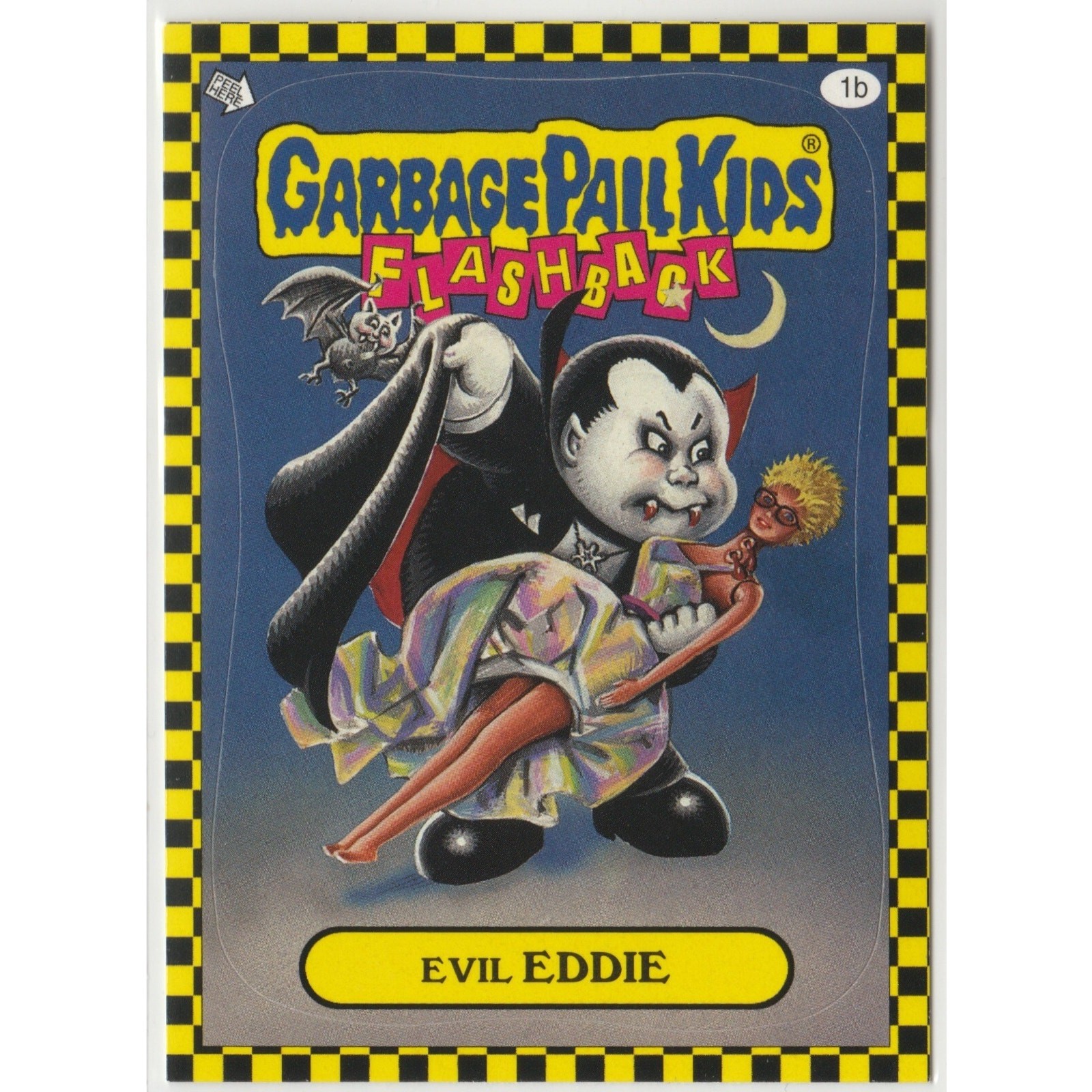 Evil Eddie #1b Garbage Pail Kids GPK 2010 Flashback Series 1 Evil Eddie #1b Garbage Pail Kids GPK 2010 Flashback Series 1