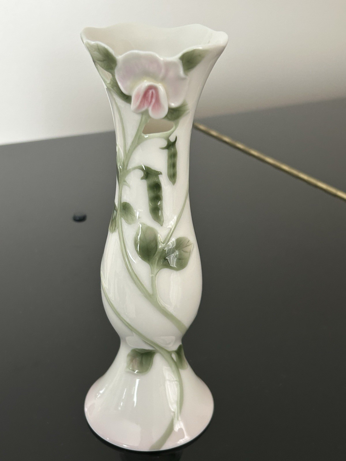 Franz Collection Sweet Pea Porcelain Vase