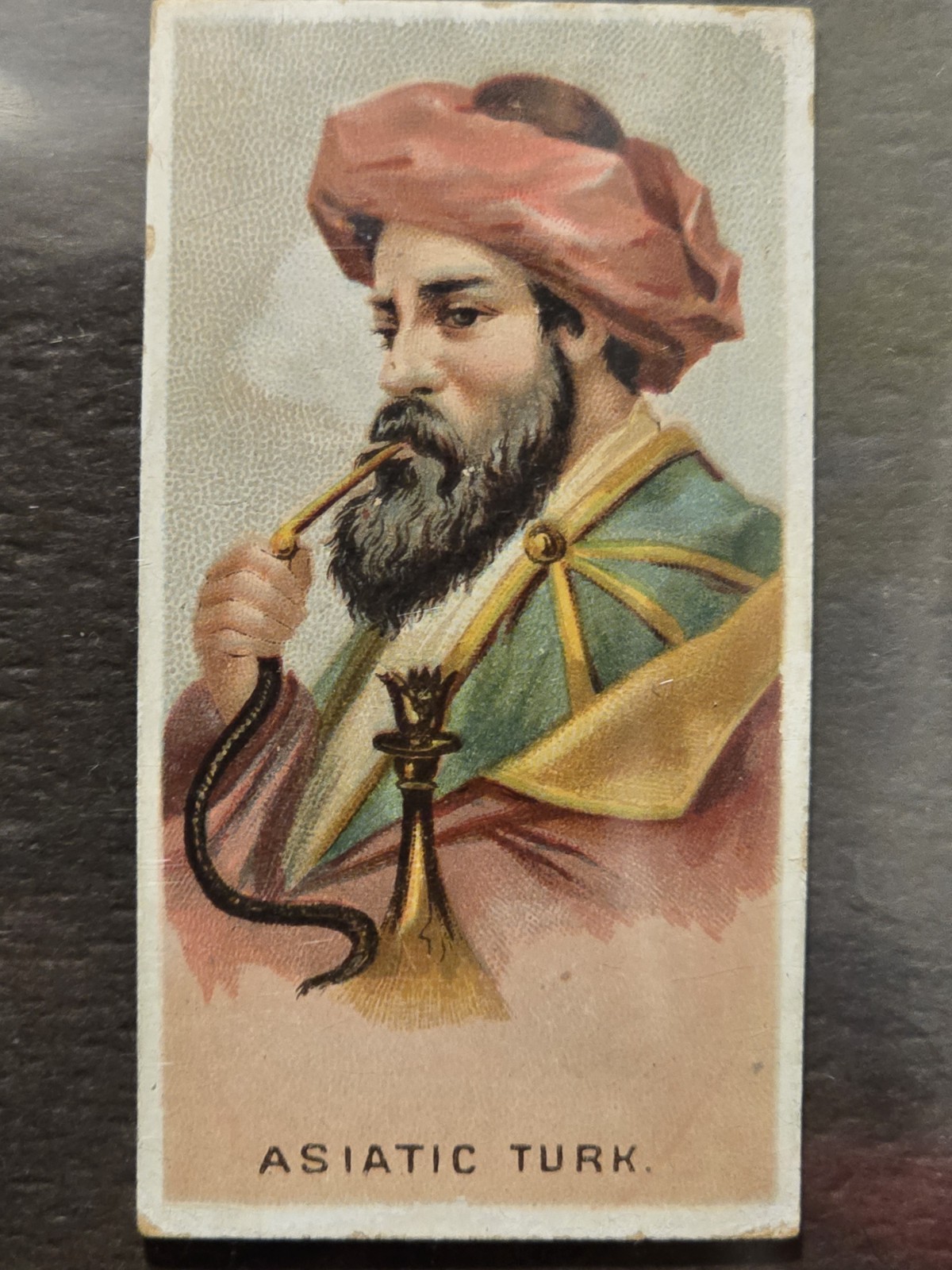 1888 ALLEN & GINTER, N33 WORLD SMOKERS: ASIATIC TURK EXCELLANT, BACK MARK