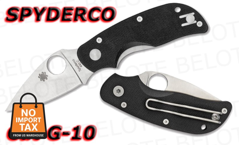 Spyderco Cat G-10 Handle Folder Plain Edge C129GP *NEW*