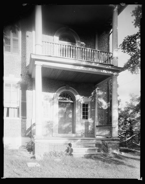 Elliston Virginia Fotheringay House 1935 brick plantation mansion porch