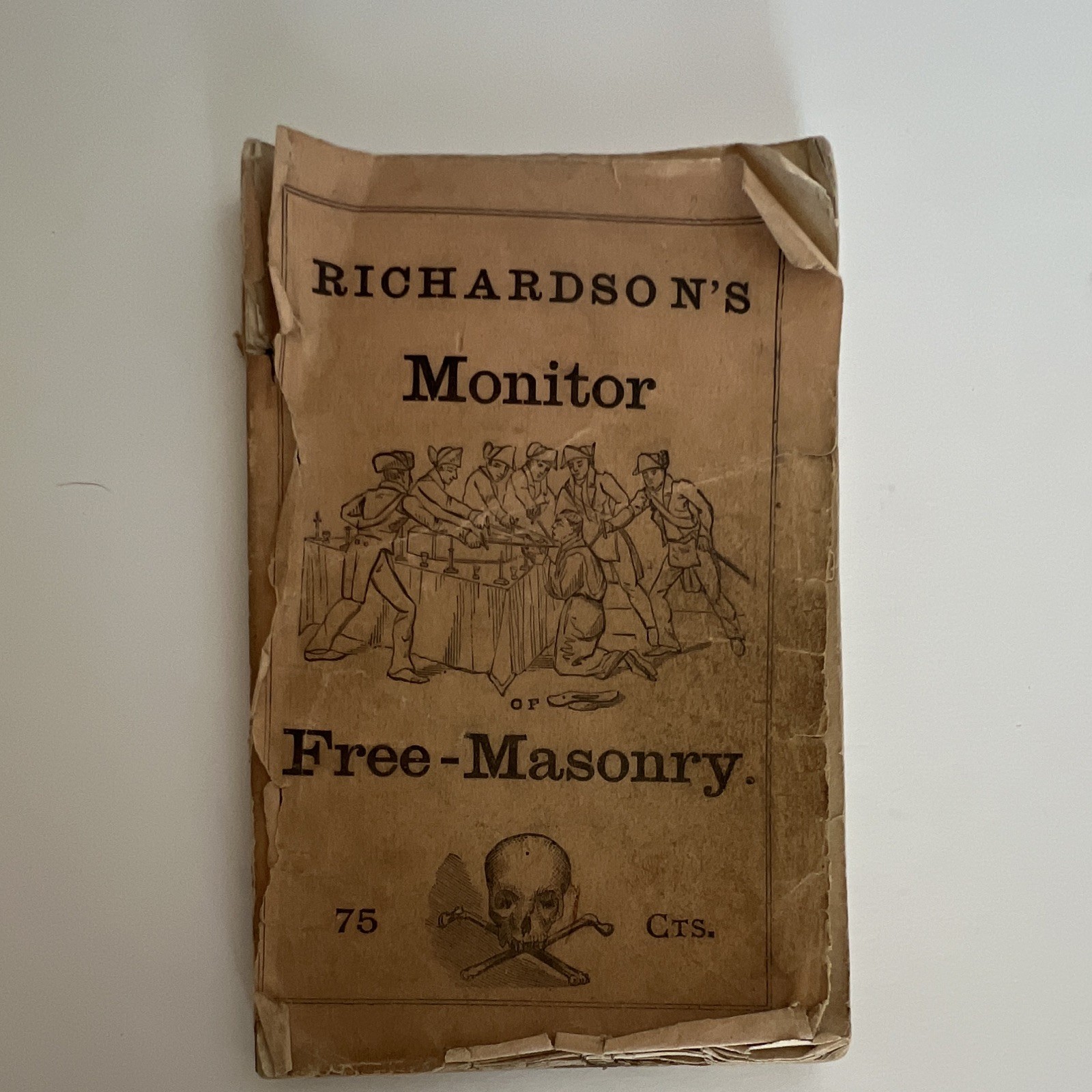 Richardson’s Monitor of Free-Masonry Book, Freemasonry Organization, 1860 Richardson’s Monitor of Free-Masonry Book, Freemasonry Organization, 1860