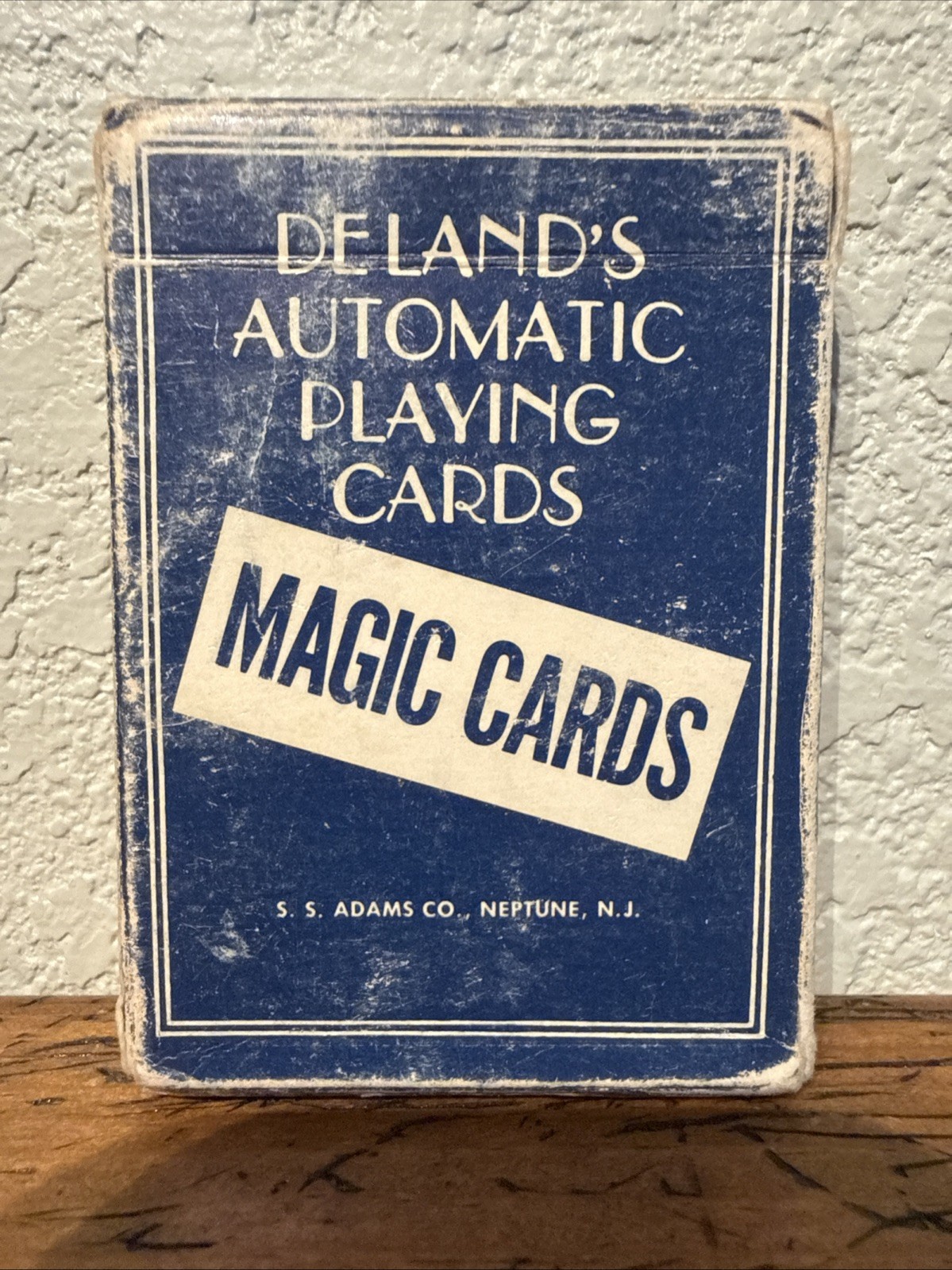 Vintage 1958 Deland's Automatic Playing Cards Magic Cards S.S. Adams Neptune NJ