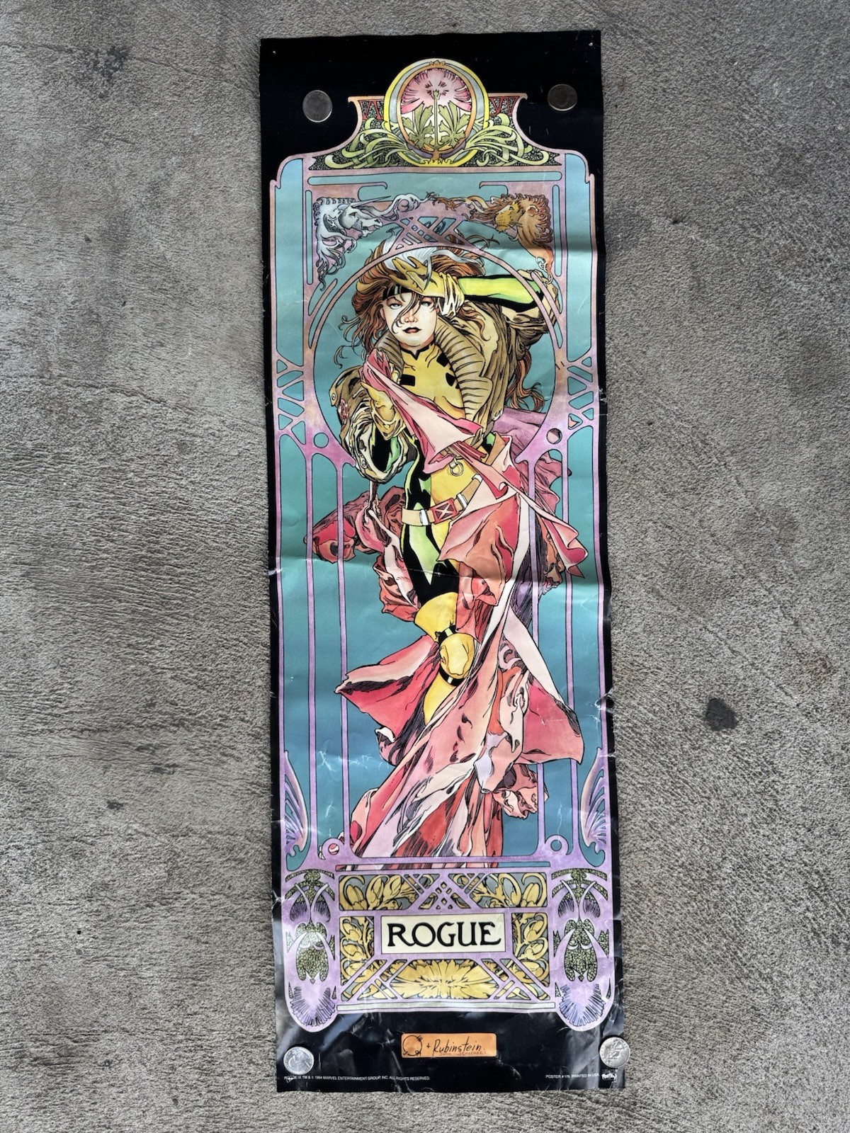 VINTAGE 1994 ROGUE III #176 RUBINSTEIN & STRACUZZI POSTER