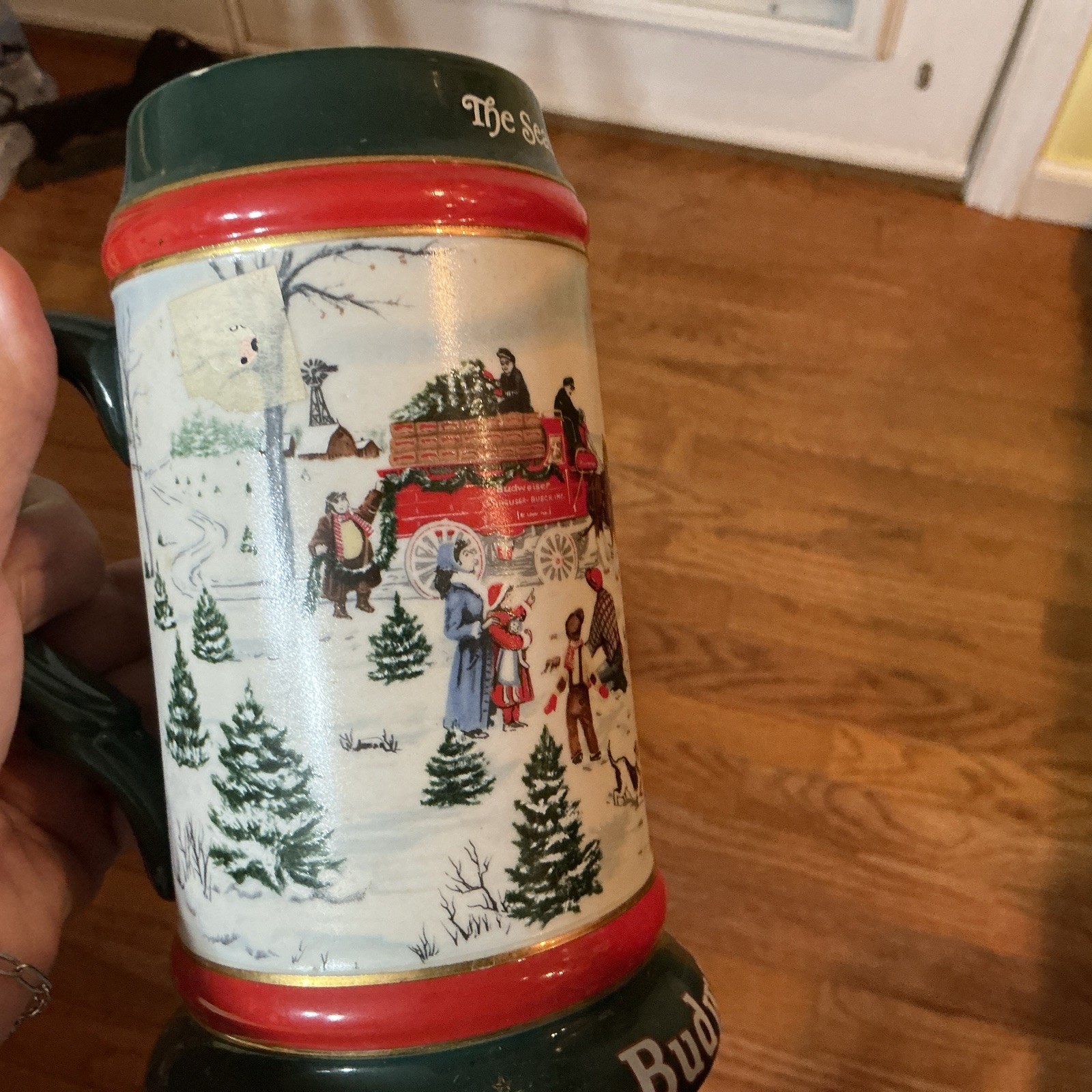 VTG. Susan Renae’ Sampson 1991 Budweiser “The Seasons Best” Beer Stein VTG. Susan Renae’ Sampson 1991 Budweiser “The Seasons Best” Beer Stein