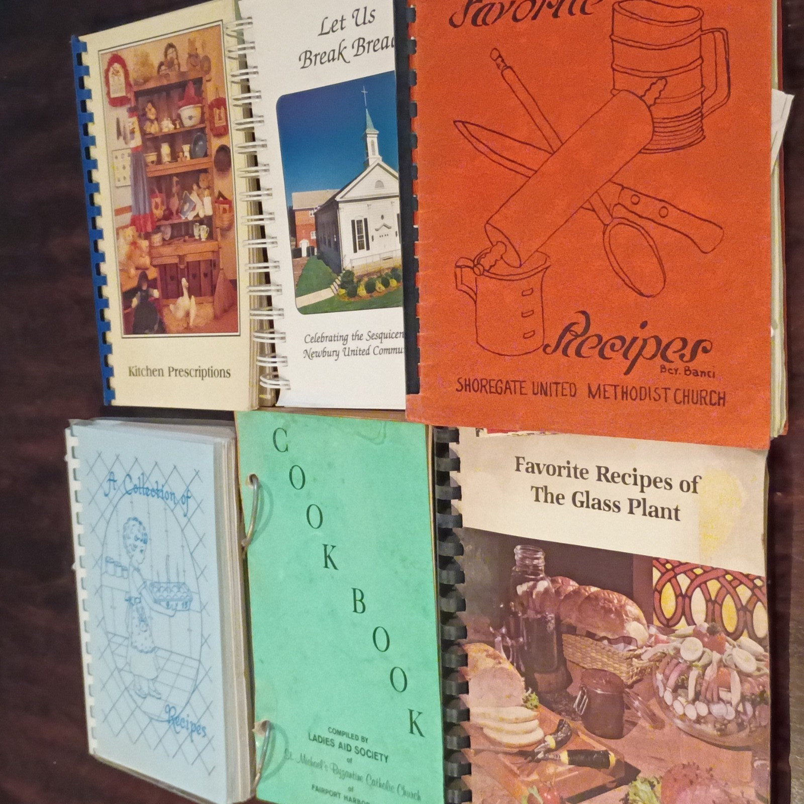 Vintage Community Church Cookbooks Lot Kitchen Prescriptions Let Us Break Bread Vintage Community Church Cookbooks Lot Kitchen Prescriptions Let Us Break Bread