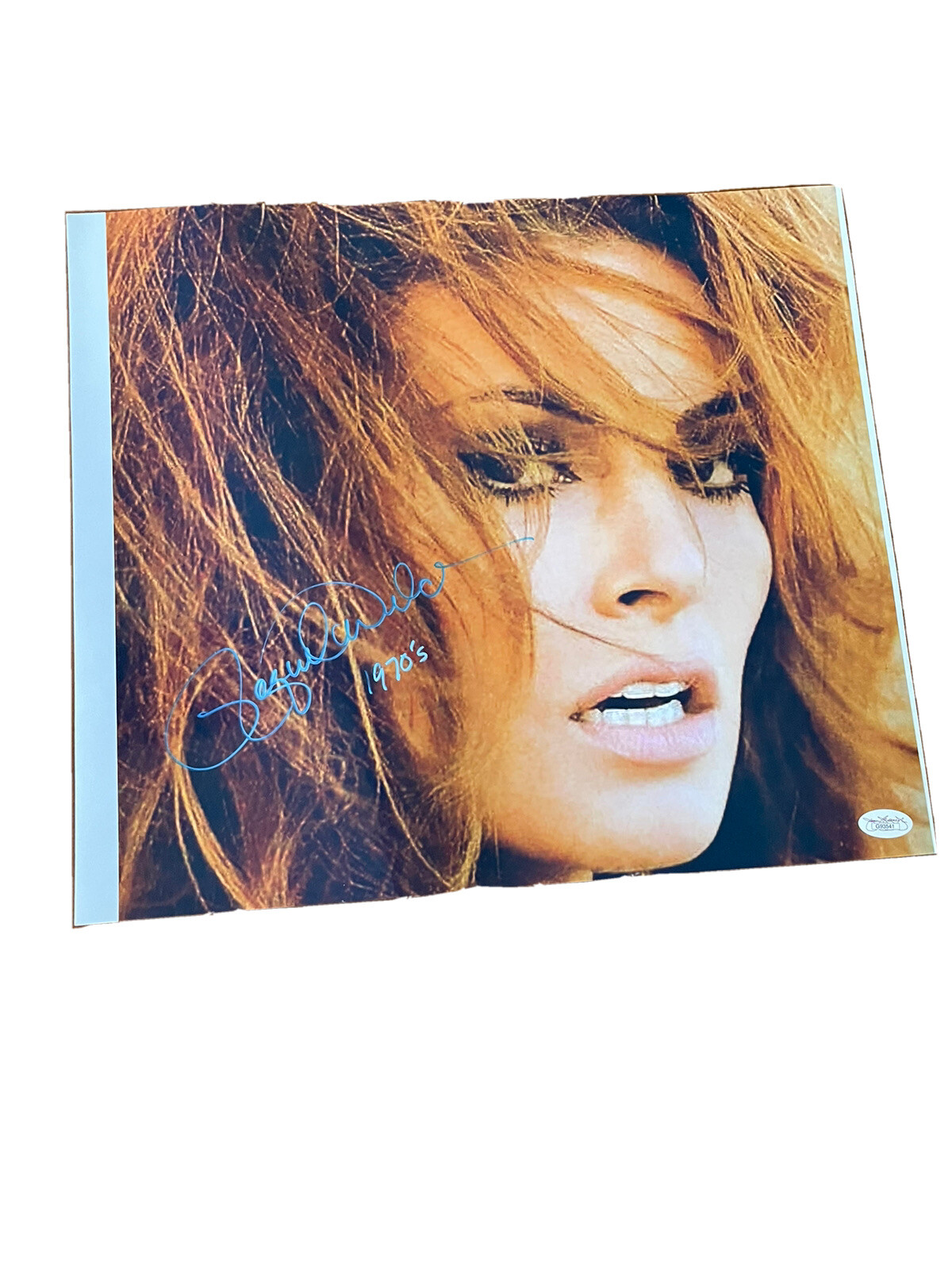 RAQUEL WELCH SIGNED 13 X 15 Poster PHOTO JSA COA Pinup Sexy RAQUEL WELCH SIGNED 13 X 15 Poster PHOTO JSA COA Pinup Sexy