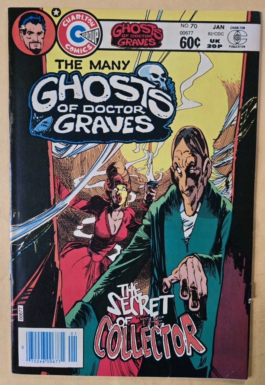 The Many Ghosts of Dr. Graves #70 VG/F (5.0) Art By Ditko Charlton Comics 1/82