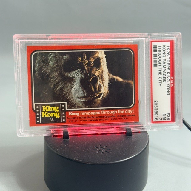 Vintage 1976 Topps King Kong Rampages #38 PSA 7 Through City Monster RARE sp Vintage 1976 Topps King Kong Rampages #38 PSA 7 Through City Monster RARE sp