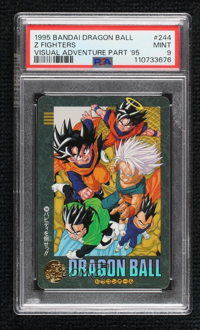 1995 Bandai Dragon Ball Visual Adventure '95 Dragon Ball #244 PSA 9 MINT 0vj4