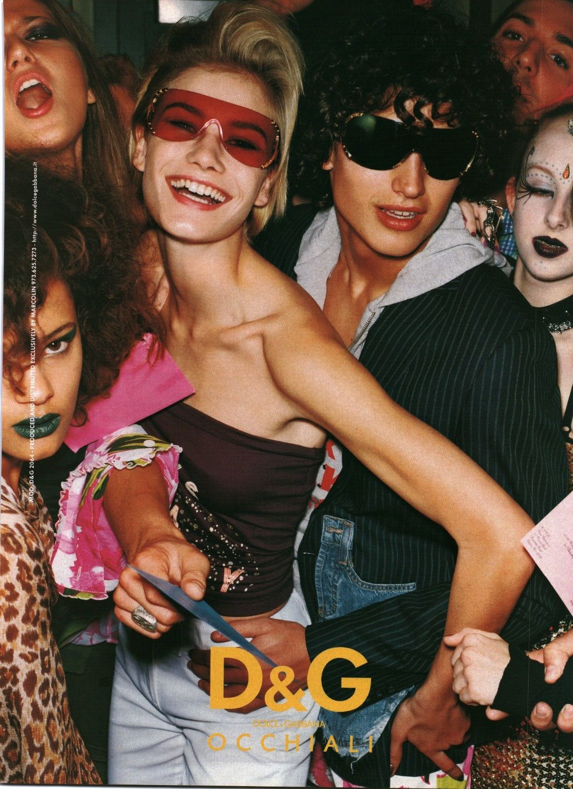 Dolce & Gabbana 2001 Occhiali Fashion Vintage Print Ad Young Hip Party Y2K Art Dolce & Gabbana 2001 Occhiali Fashion Vintage Print Ad Young Hip Party Y2K Art