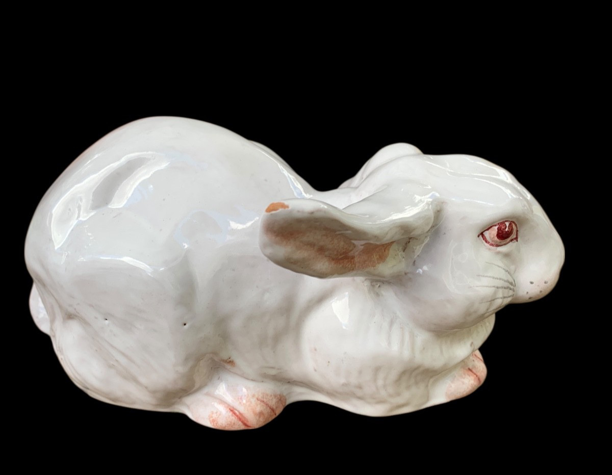 ✨ Vintage Mid Century Italy Glazed Terracotta Rabbit Signed Estate ✨ ✨ Vintage Mid Century Italy Glazed Terracotta Rabbit Signed Estate ✨
