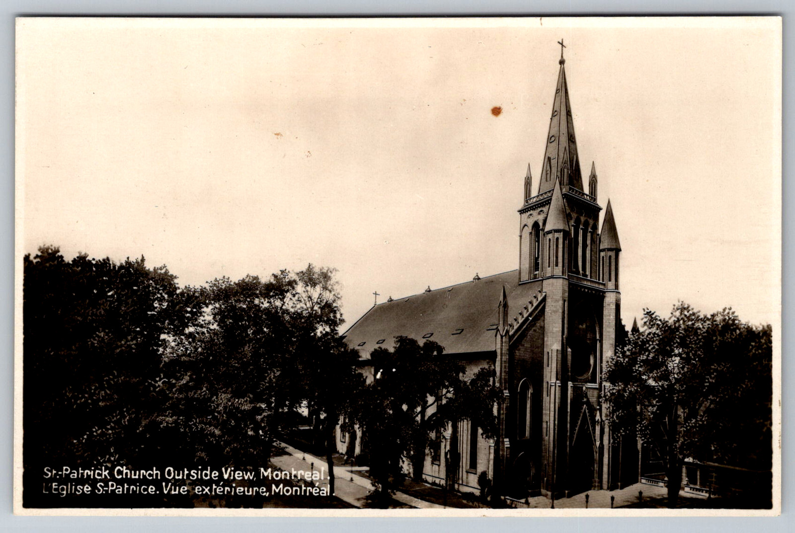 RPPC c1950s Patrick Church Outside View Montreal Postcard
