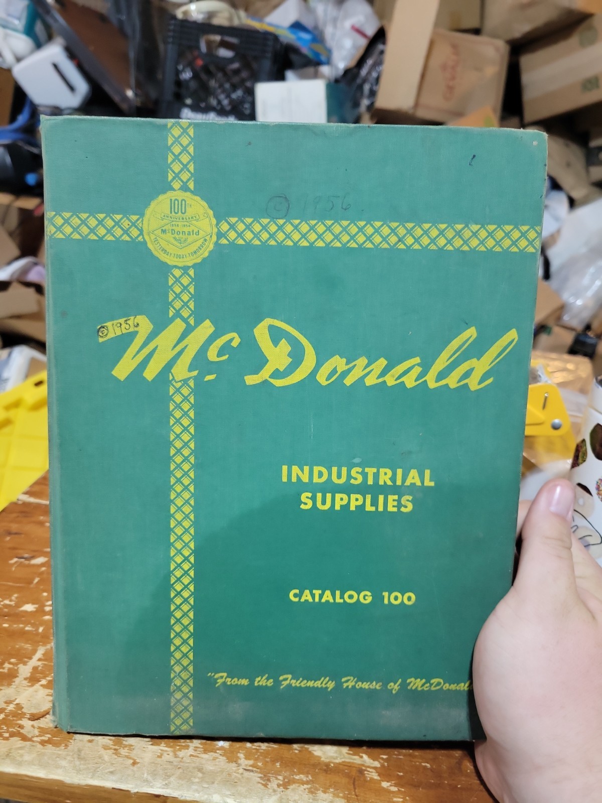 Original 1956 McDonald Industrial Supplies Hardcover Catalog 100