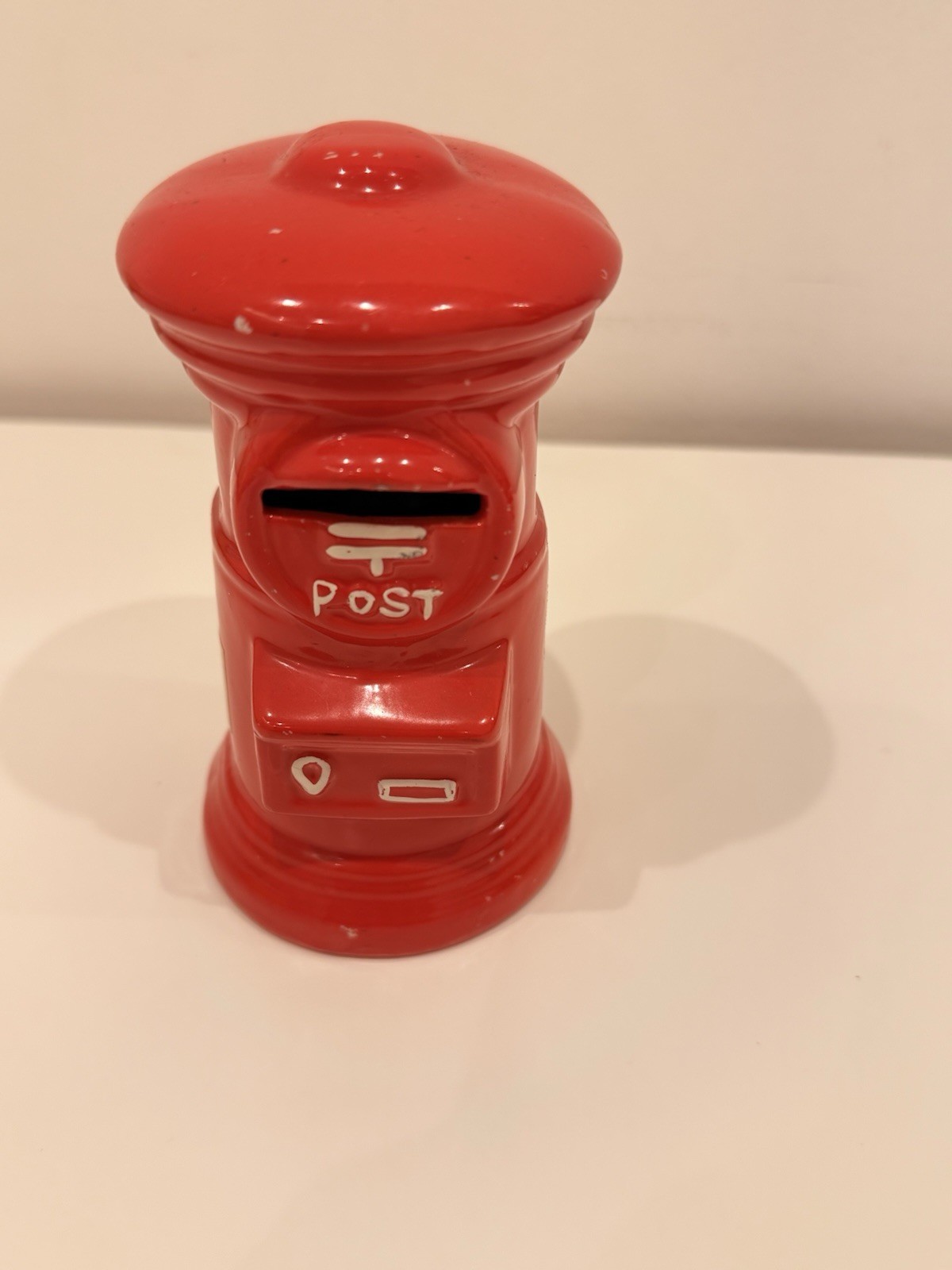 Vintage Red Ceramic Post Office Box Coin Bank 1970s Collectible Decoration Vintage Red Ceramic Post Office Box Coin Bank 1970s Collectible Decoration