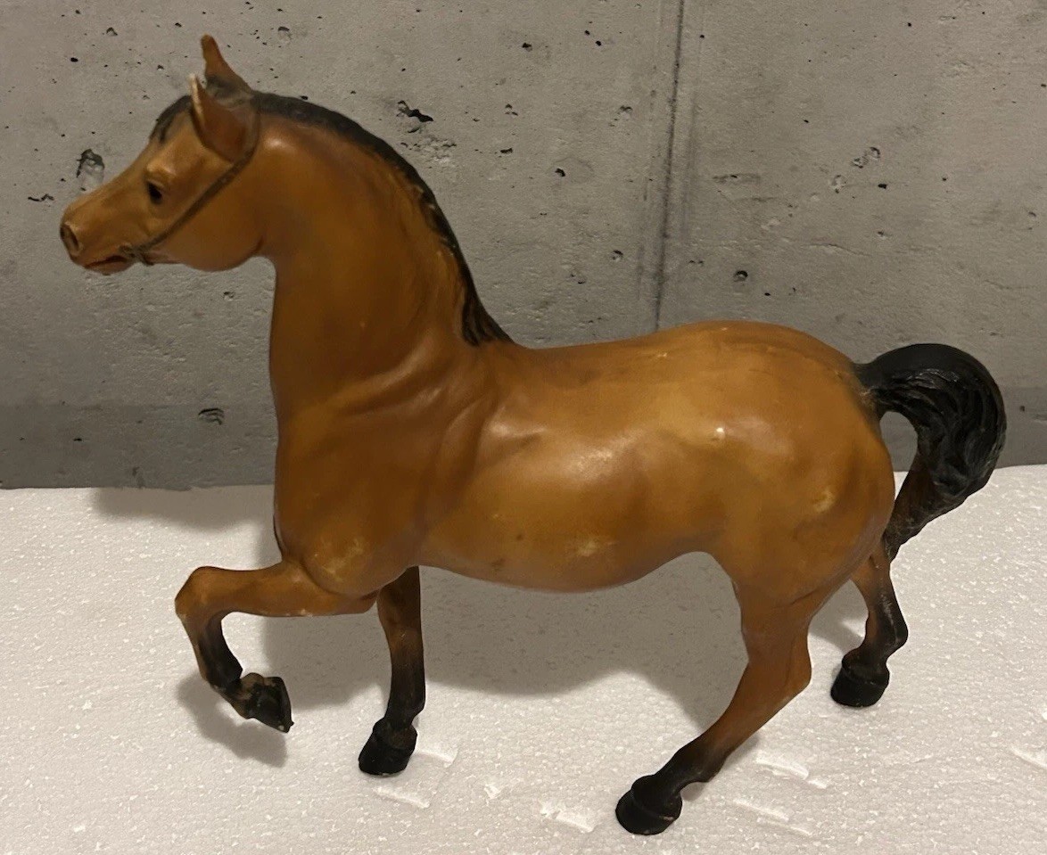 Vintage Breyer Horse #111 Cheyenne Western Prancing Horse Matte Buckskin Vintage Breyer Horse #111 Cheyenne Western Prancing Horse Matte Buckskin