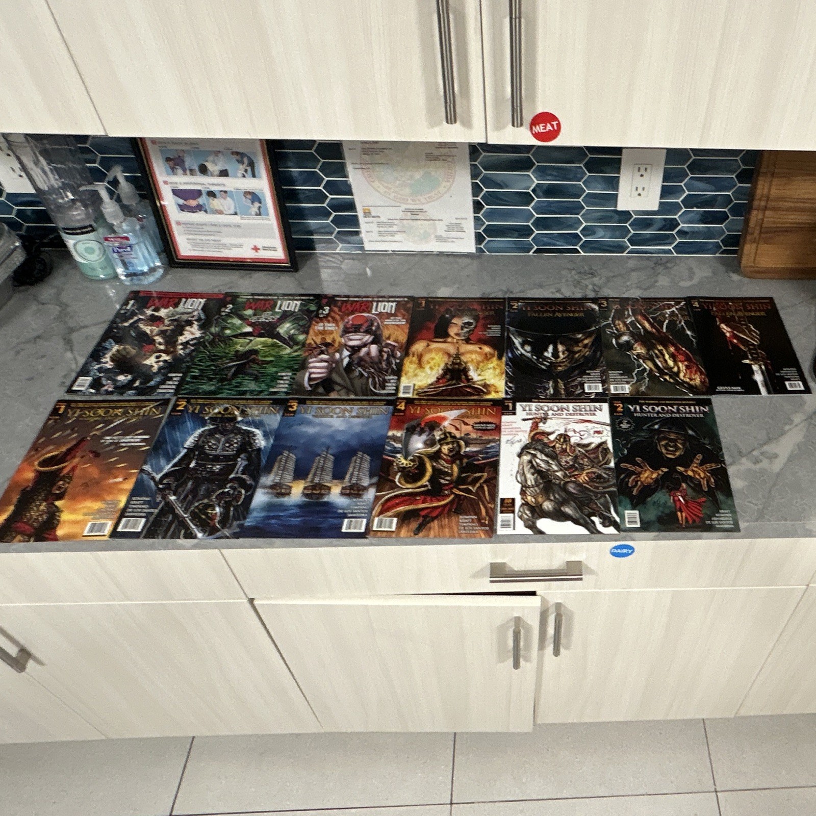 Comic Book Bundle Personally Signed By The Authors