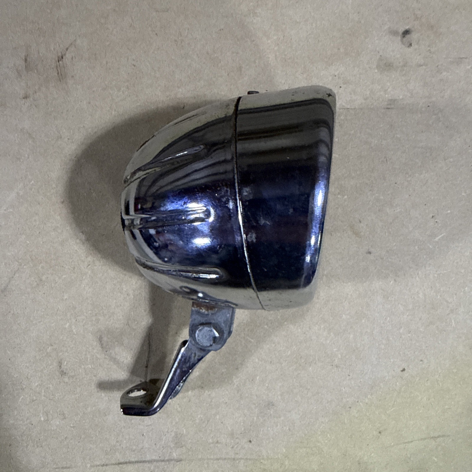 Vintage Schwinn Approved Pumpkin Ball Krate Stingray Bicycle Head Light Early Vintage Schwinn Approved Pumpkin Ball Krate Stingray Bicycle Head Light Early