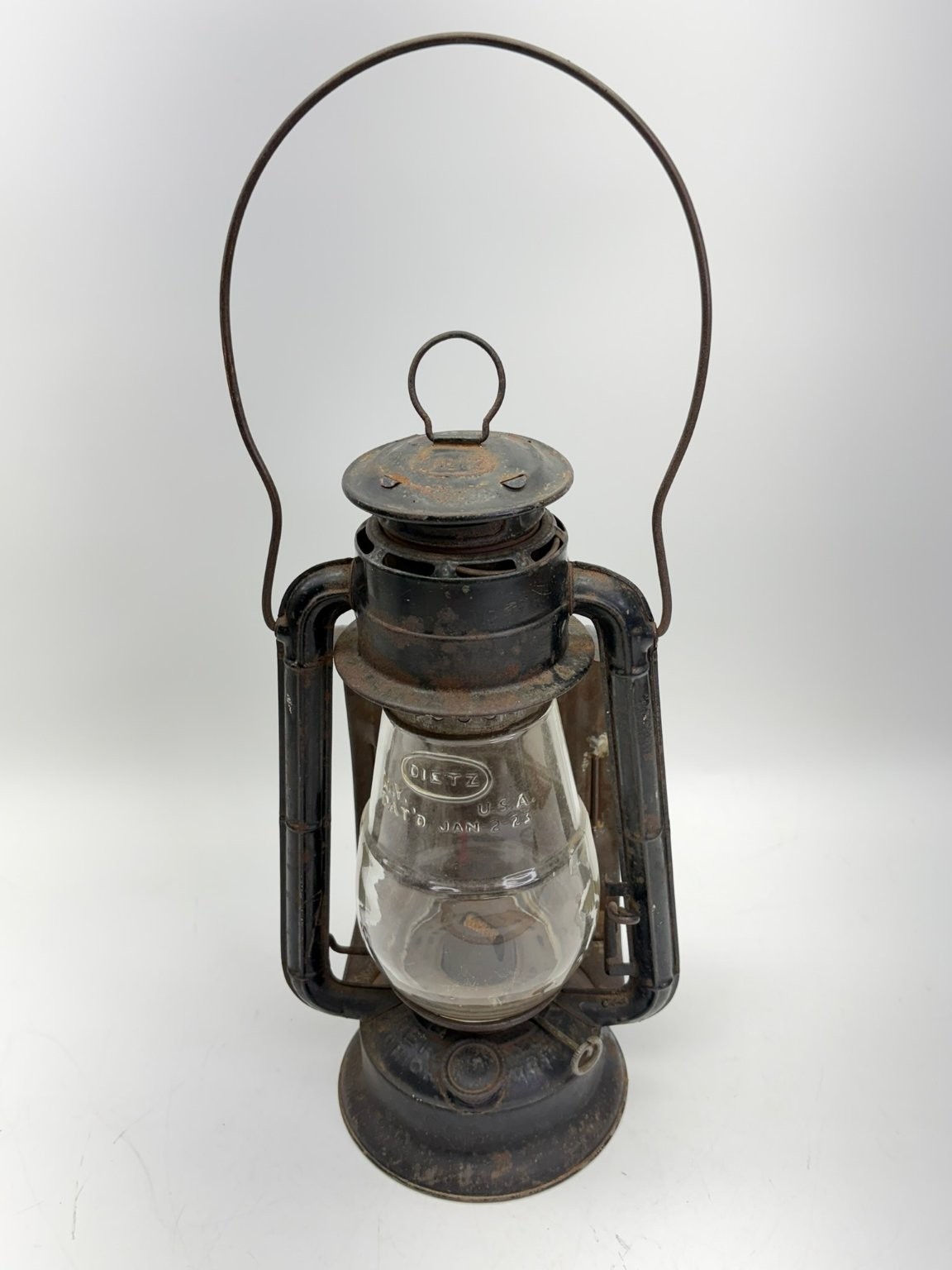 Dietz Junior Dash Wagon Railroad Kerosene Lantern Patented 1923 USA