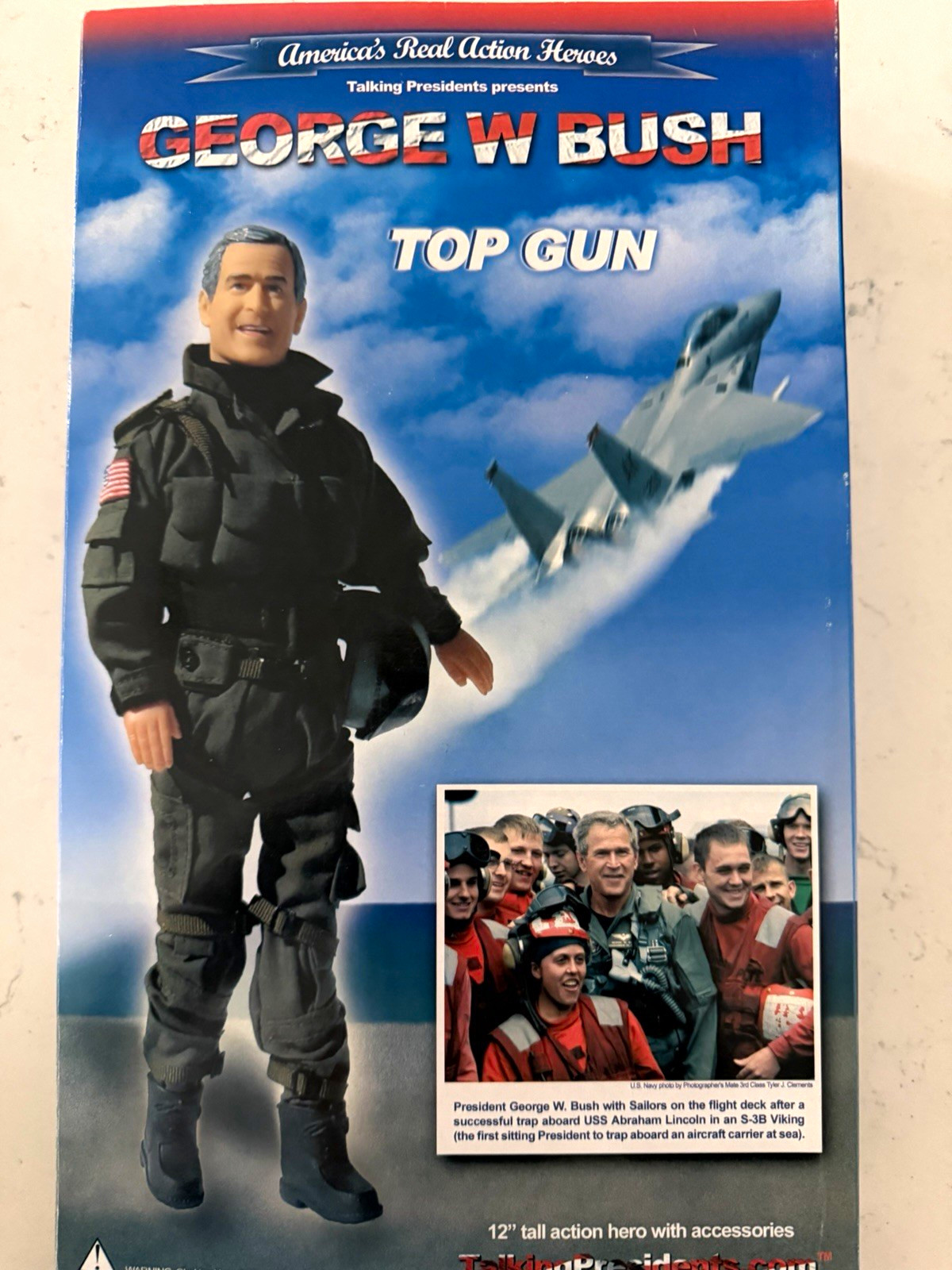 George W. Bush Top Gun Talking Presidents 12\