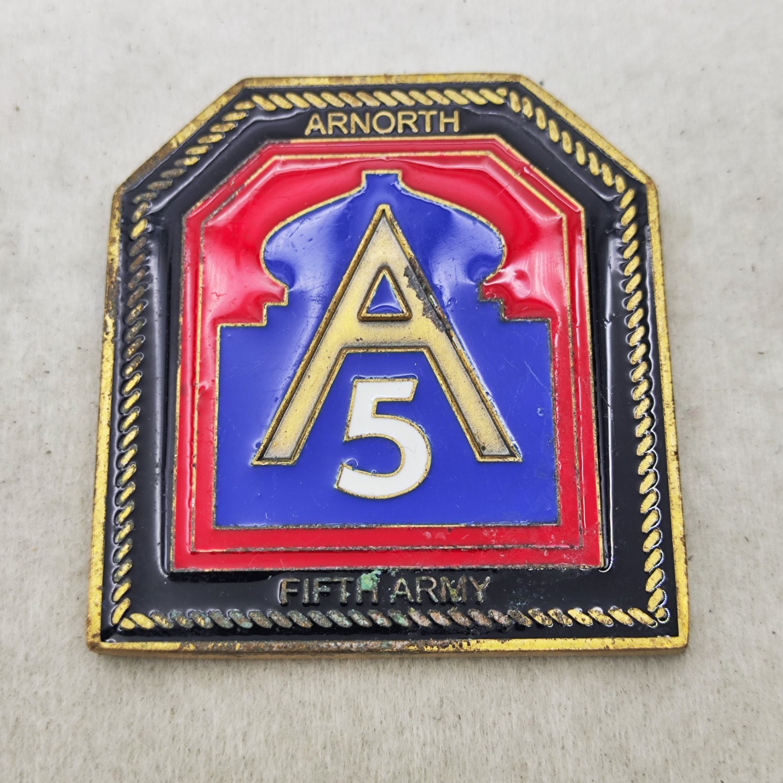US Army North 5th Army Fort Sam Houston Command Team Excellence Challenge Coin