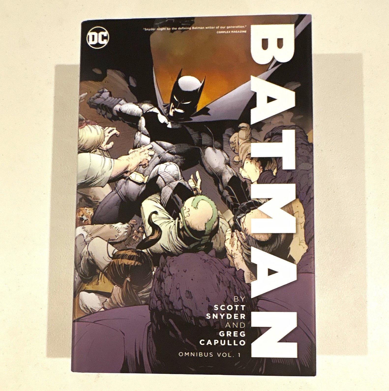DC Comics Batman by Snyder & Capullo Omnibus Vol. 1 HC 1st Printing (2019)