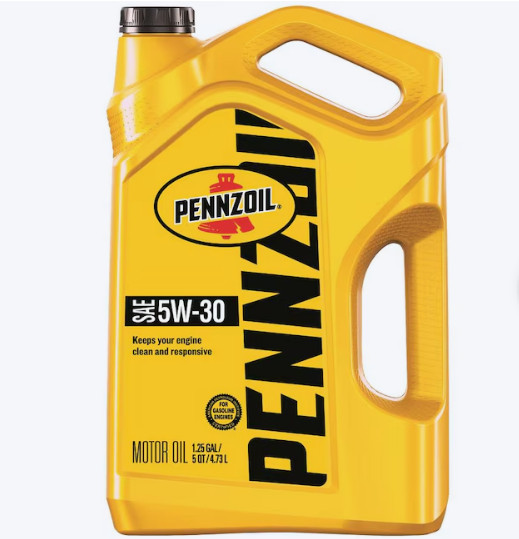 Pennzoil 5 Quart 5W-30 Conventional Motor Oil Wear Protection ,Sludge Cleaning Pennzoil 5 Quart 5W-30 Conventional Motor Oil Wear Protection ,Sludge Cleaning