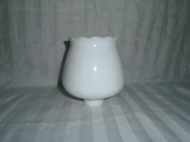 Milk Glass LAMP SHADE ART GLASS ~ 1 1/2\