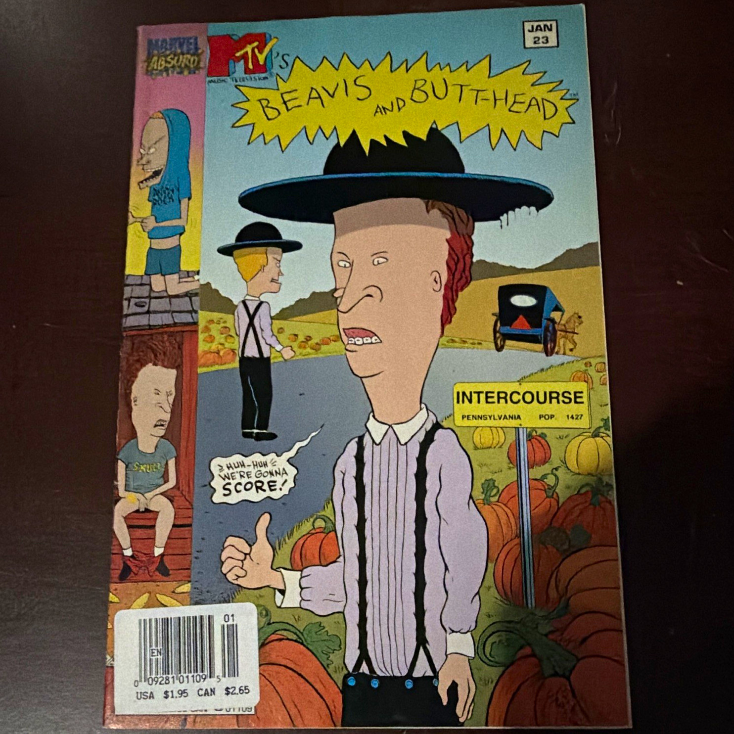 Marvel Comics MTV\'s Beavis and Butt-Head #23 (1995) Virtual Stupidity