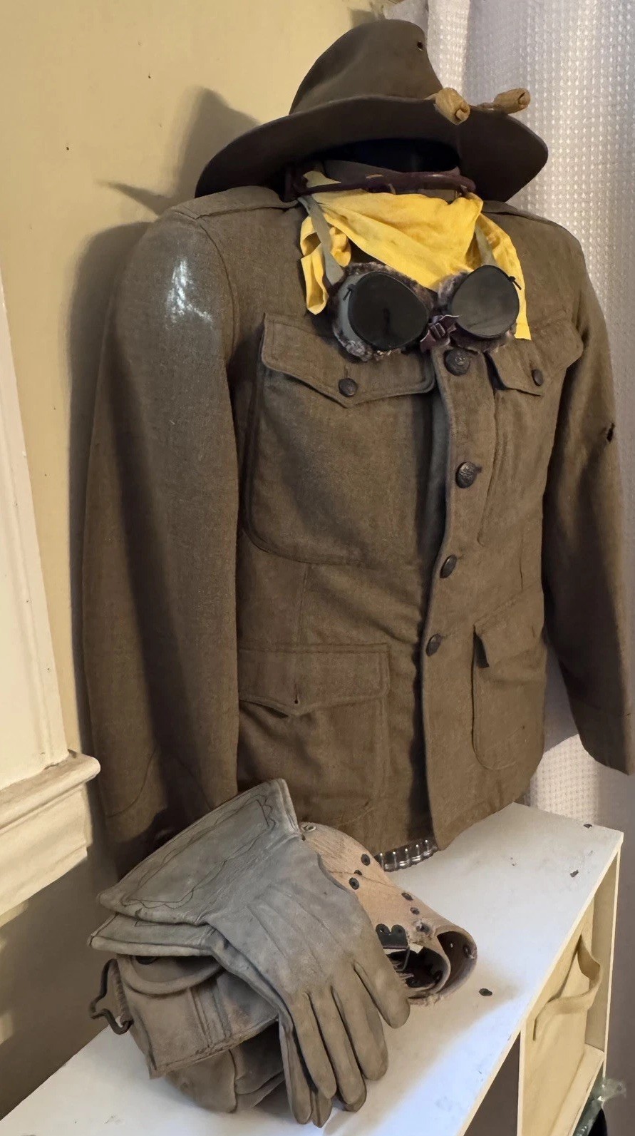 WWI Punitive Expd Force M1910 Spec 1053 Service Coat • 12th U.S. Cavalry Regt