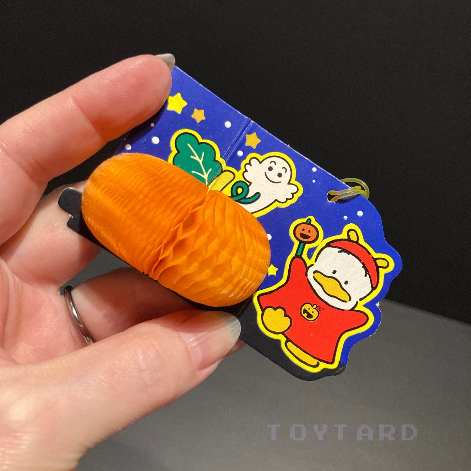 VTG 90s Sanrio PEKKLE Devil Duck Halloween Trinket Paper Honeycomb Pumpkin RARE VTG 90s Sanrio PEKKLE Devil Duck Halloween Trinket Paper Honeycomb Pumpkin RARE