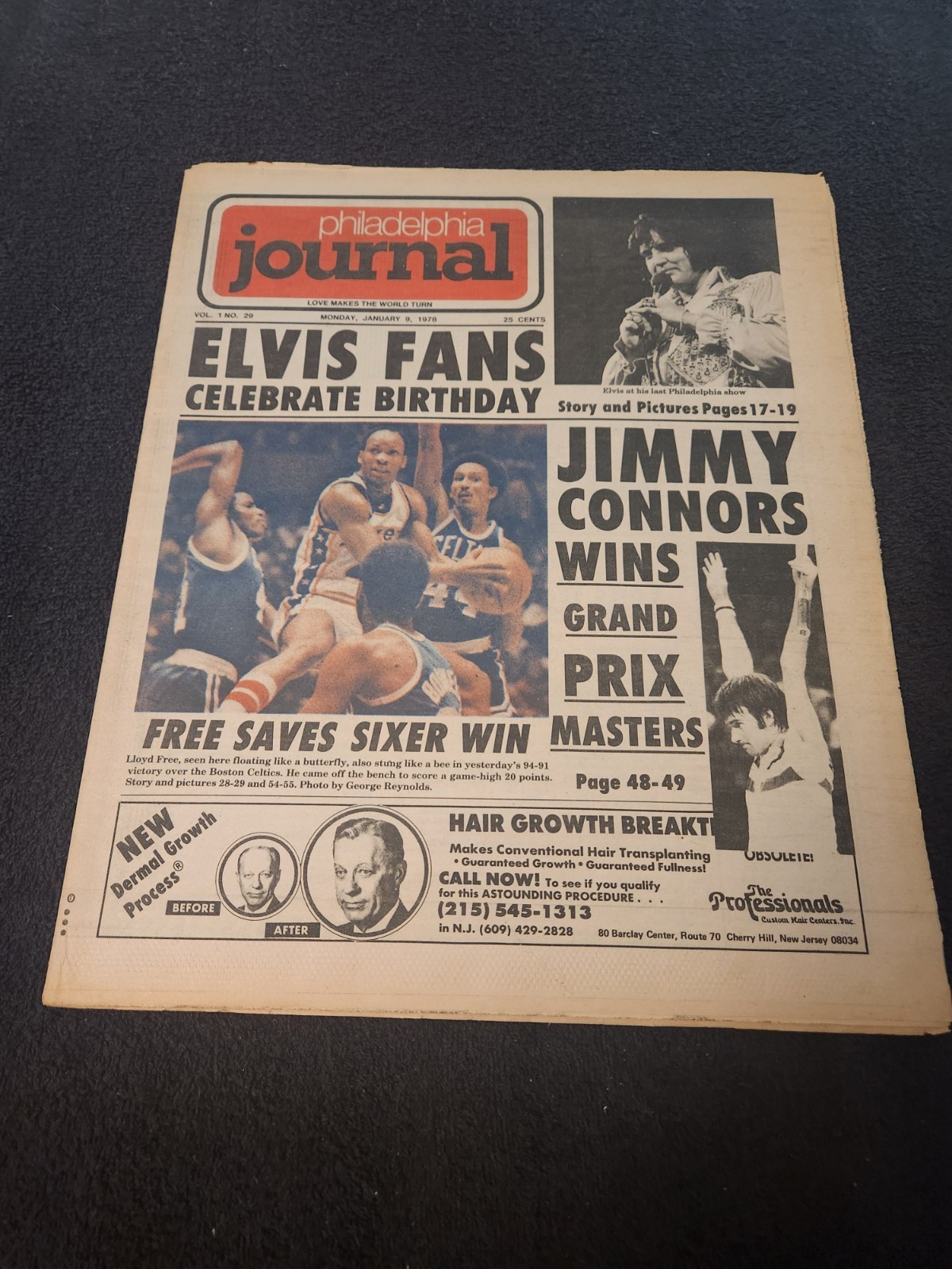ELVIS - RARE PHILADELPHIA JOURNAL - JAN 1978 - BRAND NEW ELVIS - RARE PHILADELPHIA JOURNAL - JAN 1978 - BRAND NEW