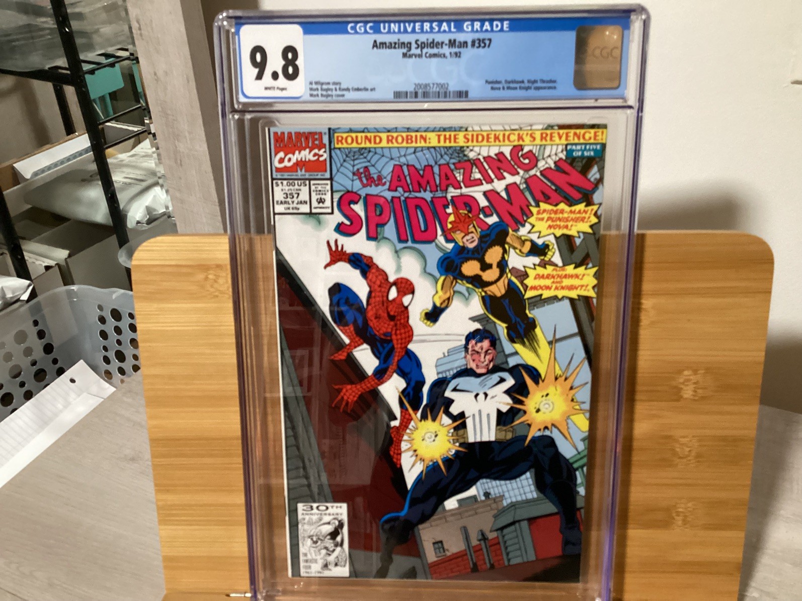 The Amazing Spider-Man #357 CGC 9.8 (Marvel Comics Early January 1992) The Amazing Spider-Man #357 CGC 9.8 (Marvel Comics Early January 1992)