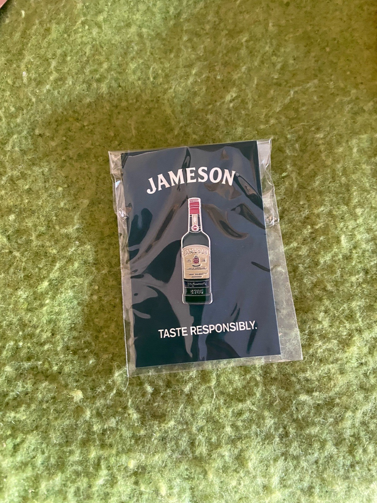 Jameson Bottle Lapel Pin - New 