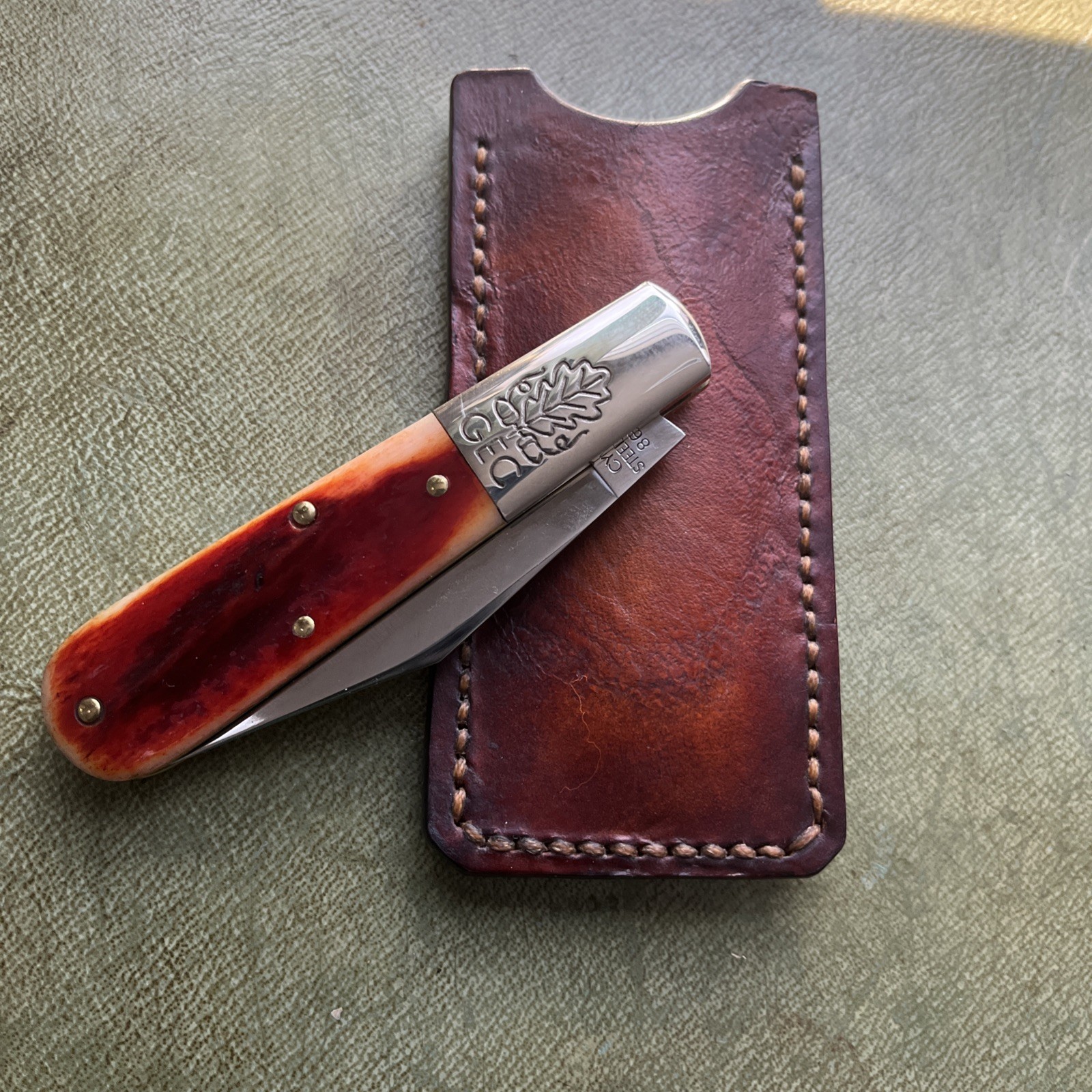 GEC 86 Leather Slip Fits Similar Sized Knives