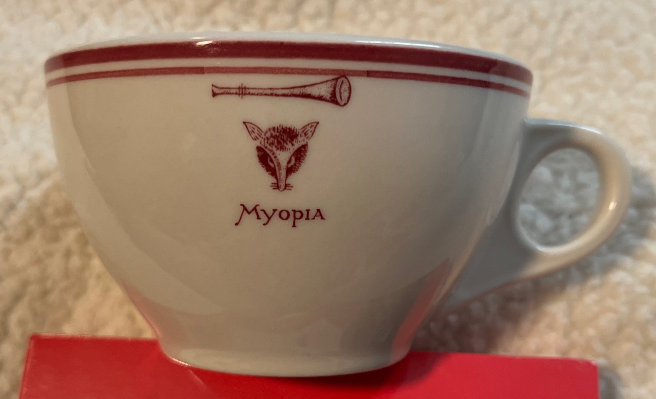 VTG Jackson China Coffee Cup Myopia Hunt Club South Hamilton Ma Polo Golf Mass