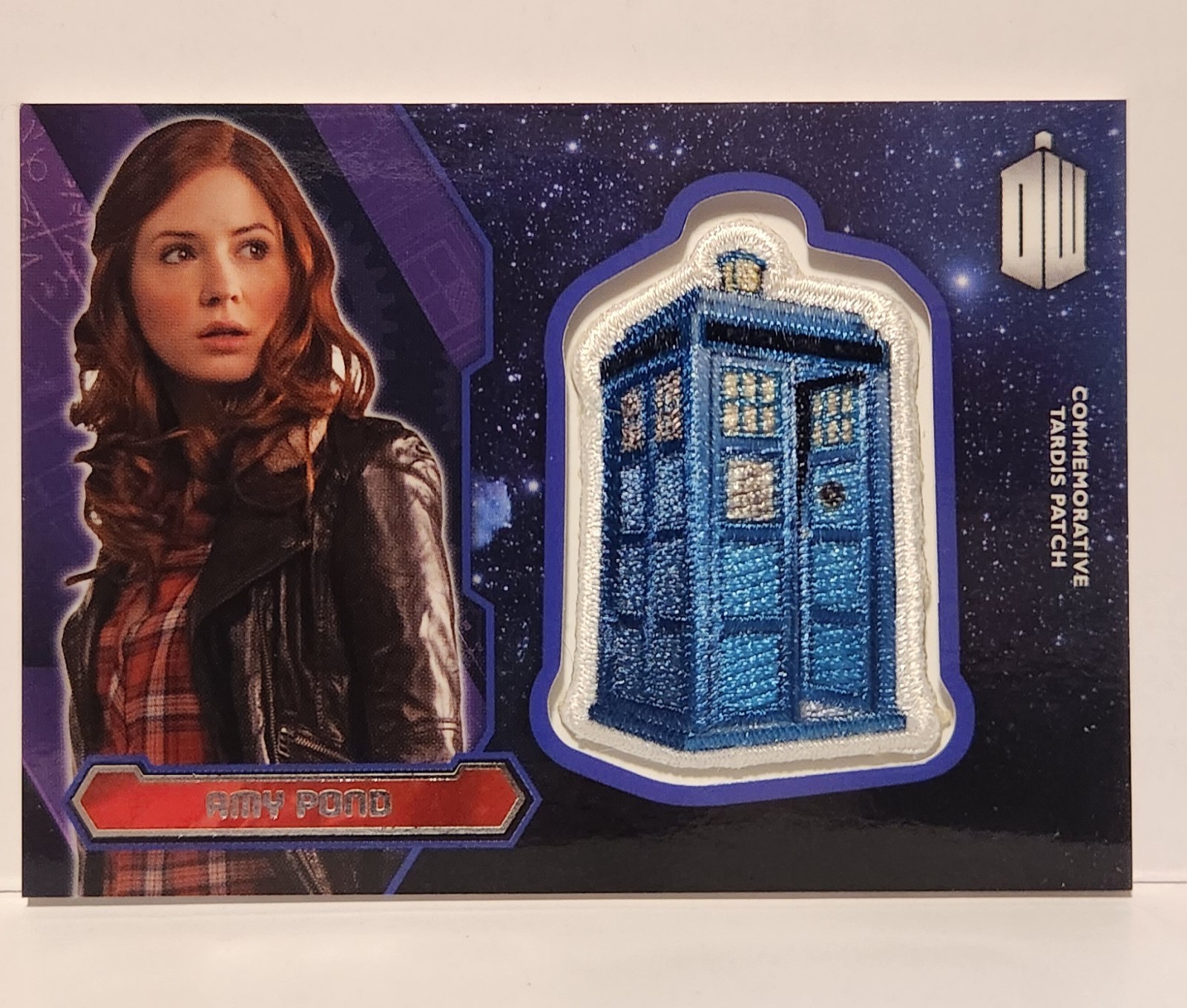 2015 Topps Doctor Who Amy Pond TARDIS Patch Karen Gillan