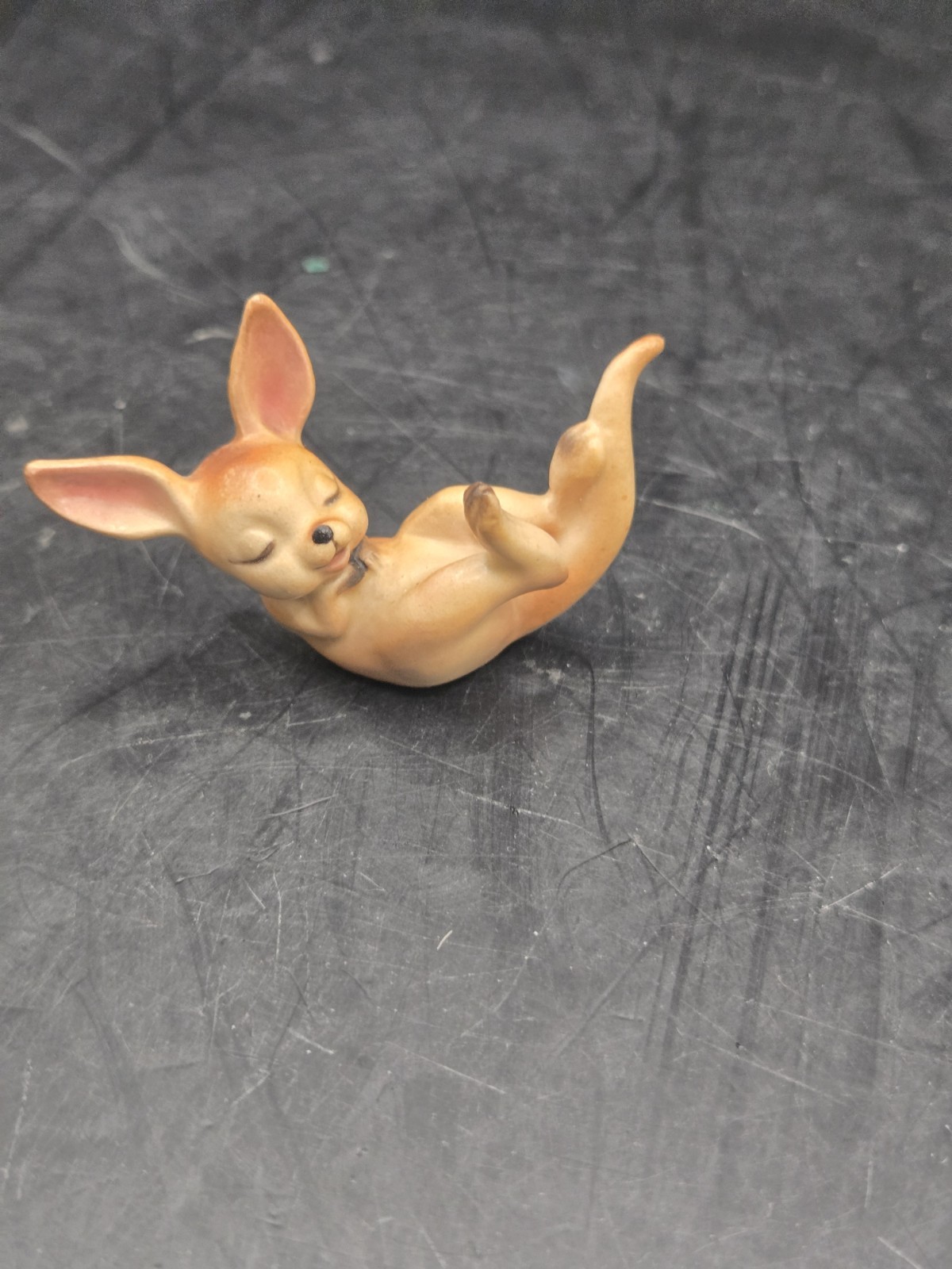 Tiny Vtg Josef Originals Baby Ksngaroo Figurine Made In Japan EUC