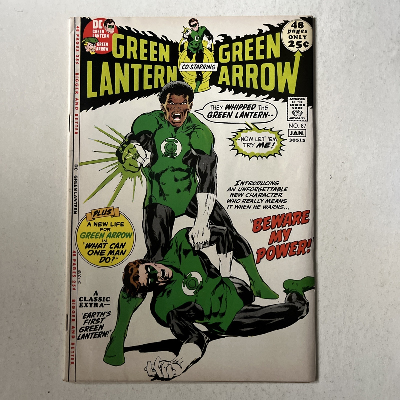 Green Lantern 87  1st JOHN STEWART  2nd Guy Gardner FN
