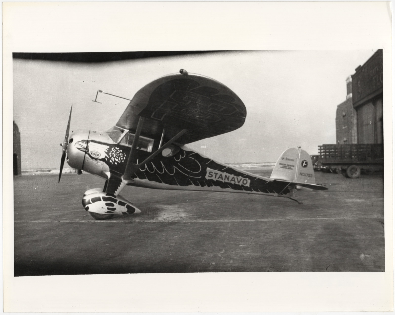1930s STANAVO Eagle Standard Oil Airplane 8x10 Photo NC11753 Esso Aviation 1930s STANAVO Eagle Standard Oil Airplane 8x10 Photo NC11753 Esso Aviation