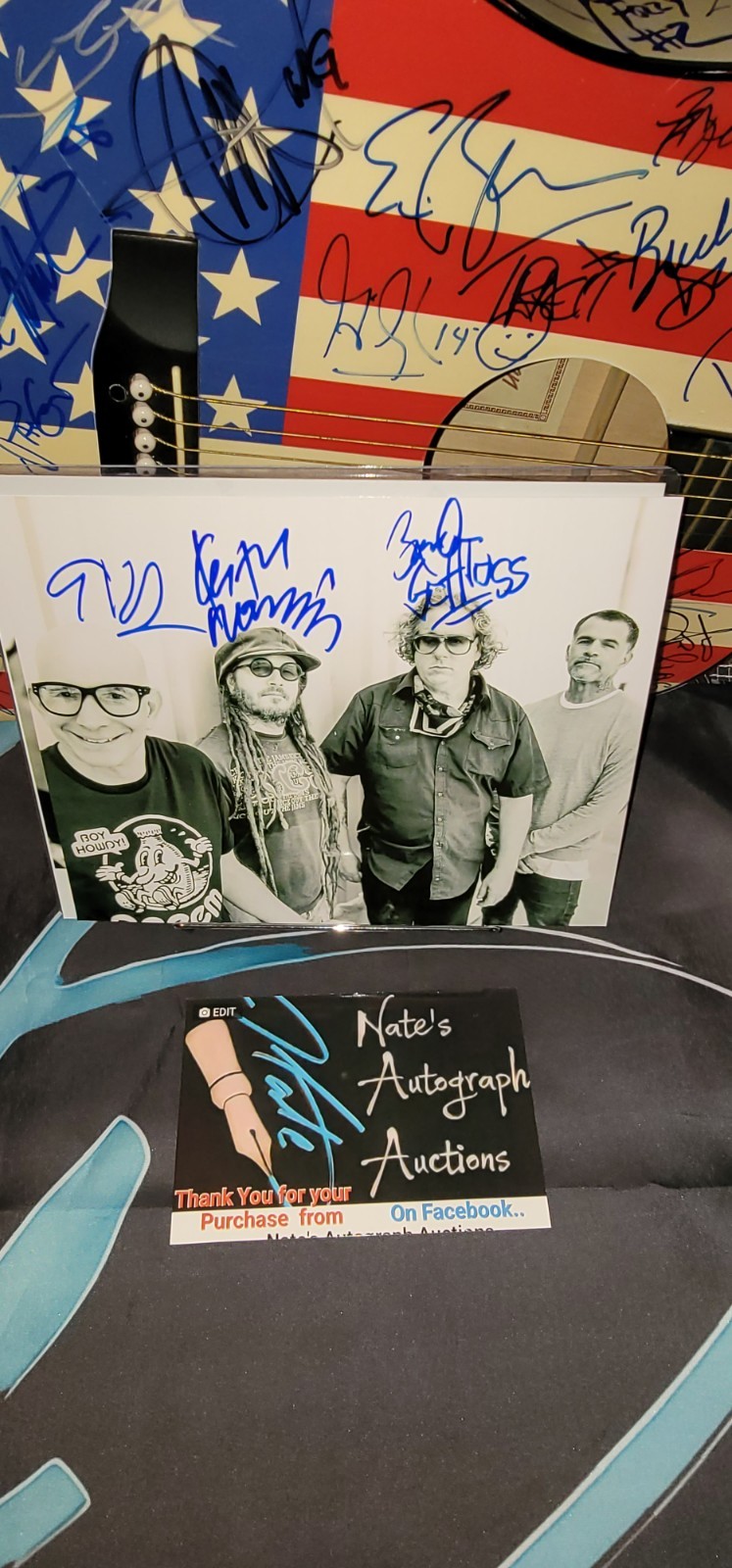 Keith Zander Greg Circle Jerks Punk band  8x10 Autographed  Signed #4