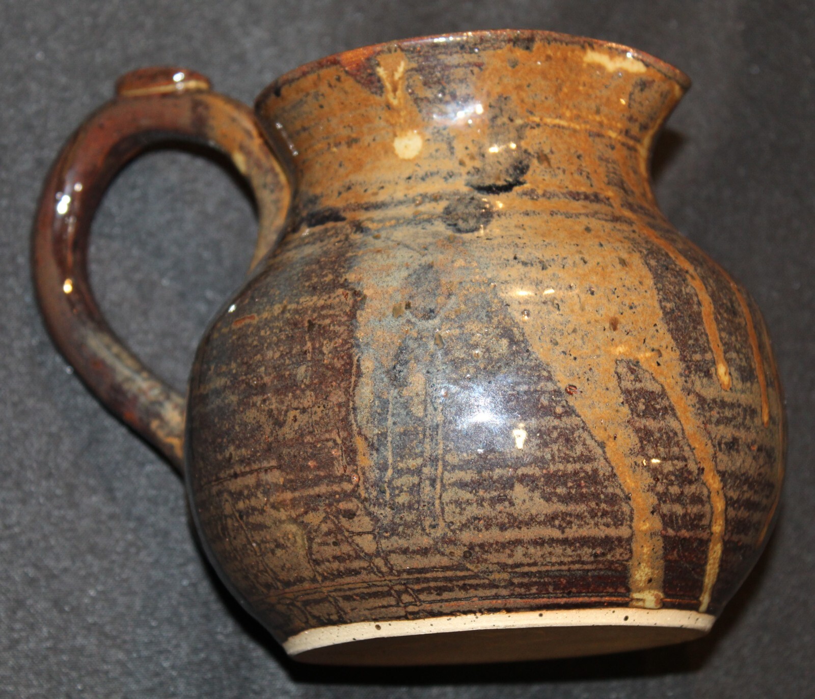 Art Studio Signed Pottery Pitcher Jug