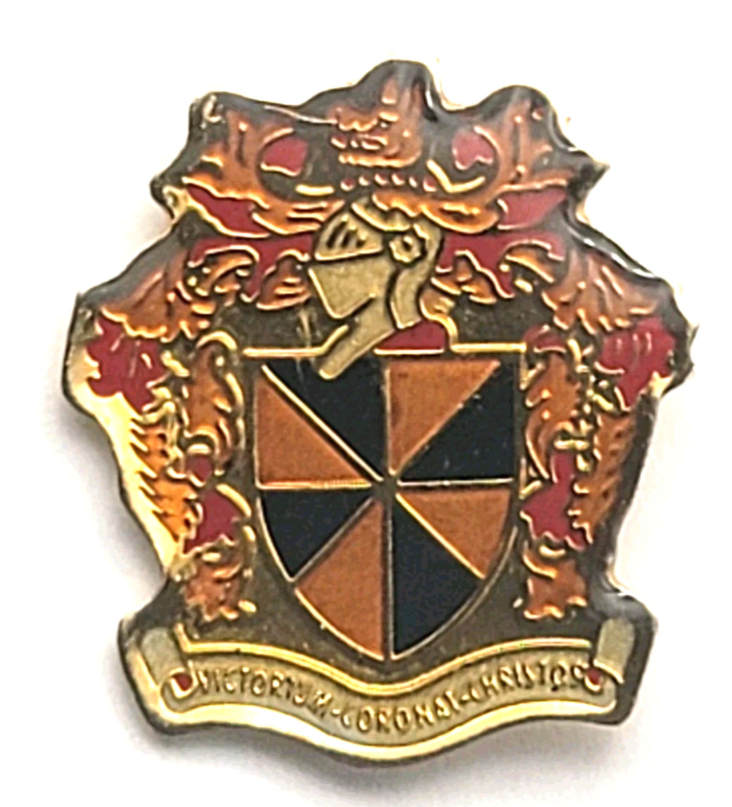 Clan Campbell Scottish Heraldic Shield Coat of Arms Latin Motto Souvenir Pin