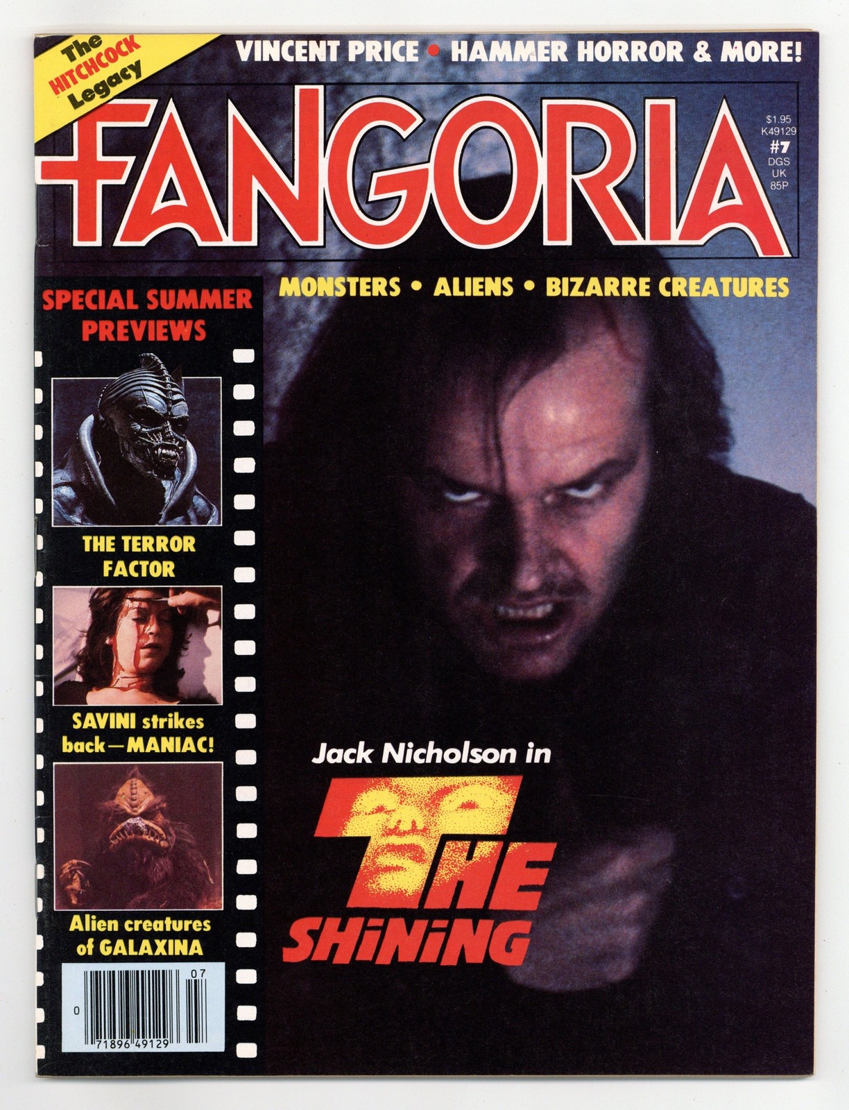 Fangoria 1st Series #7 FN 6.0 1980