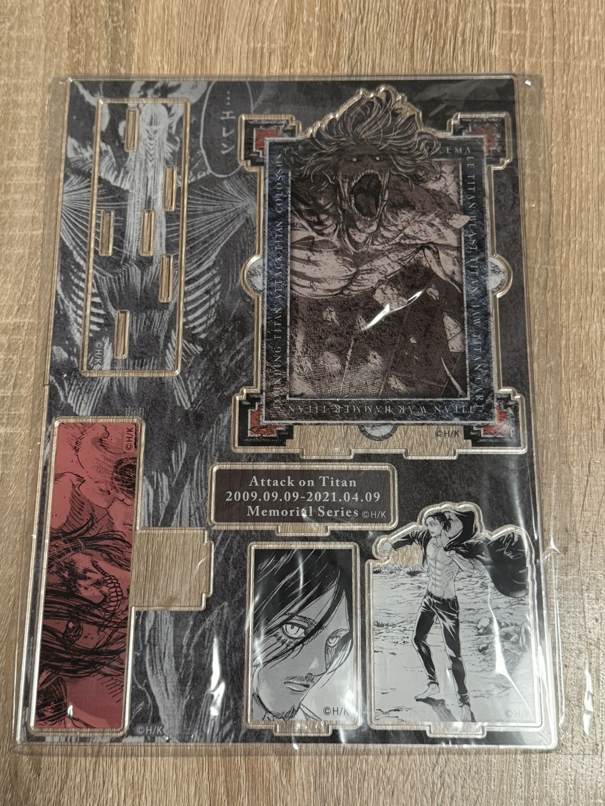 Japanese anime Attack on Titan Diorama Acrylic Stand Eren Yeager Anique￼