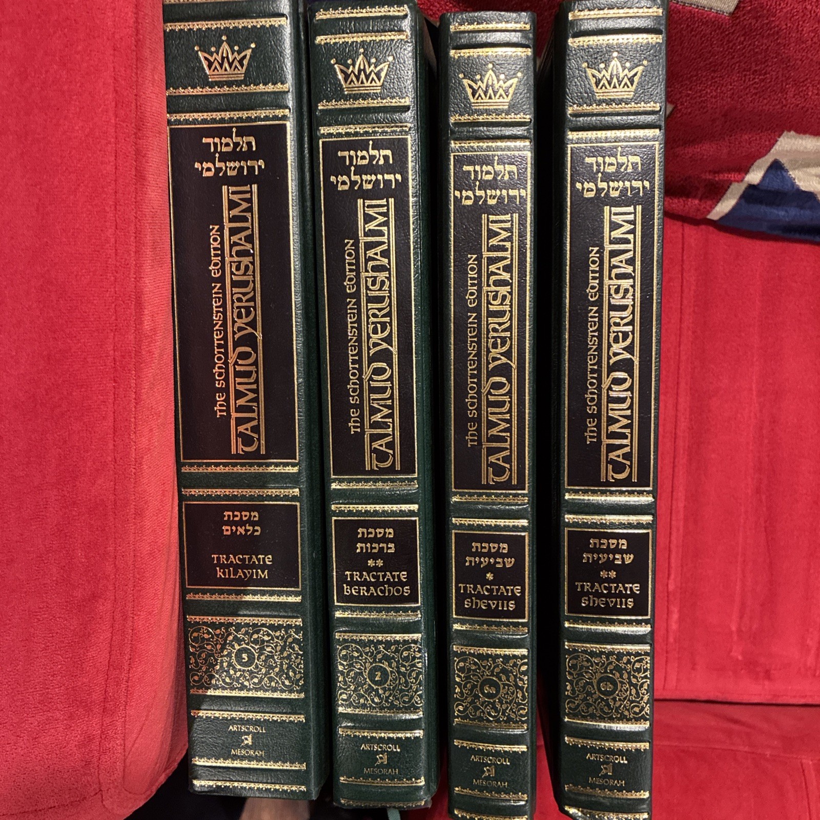 Artscroll Schottenstein Jerusalem Talmud Commentary 4 Individual Vols English