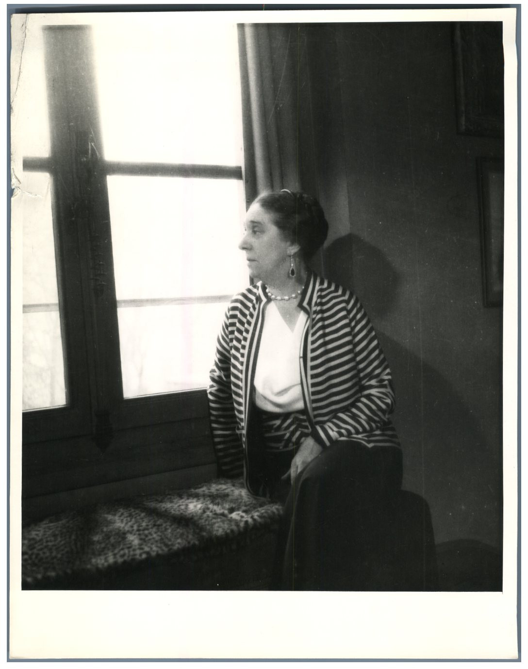 Jeanne Lanvin, great French couturier vintage silver print. Photo Lipnitz Jeanne Lanvin, great French couturier vintage silver print. Photo Lipnitz