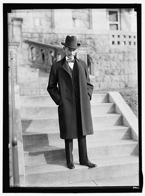 Photo:William Rufus Day 1913 Portrait in Overcoat and Hat